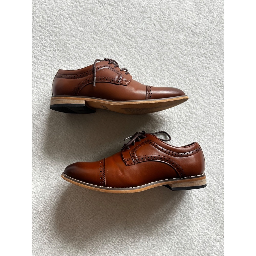 Stacy Adams Boys Brown Dress Oxfords